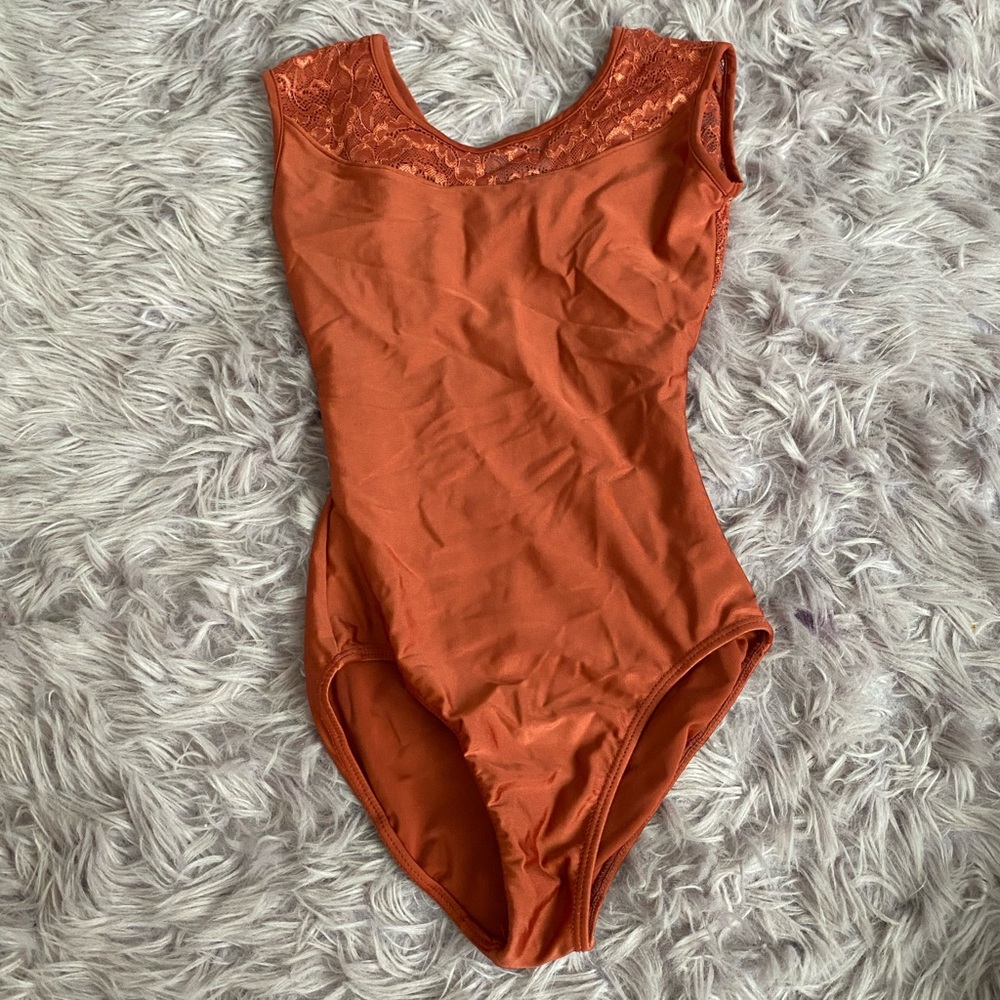 So dance burnt orange leotard
